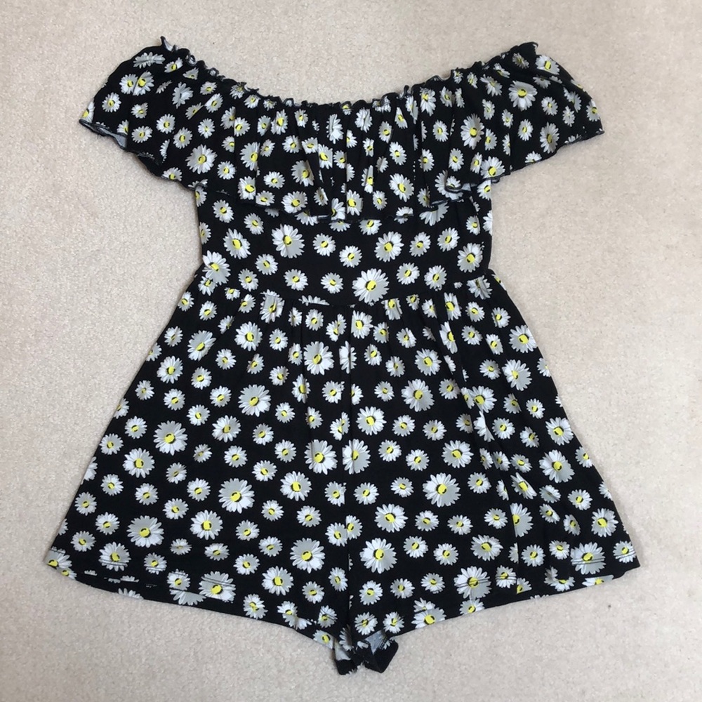 ASOS Daisy Off The Shoulder Romper